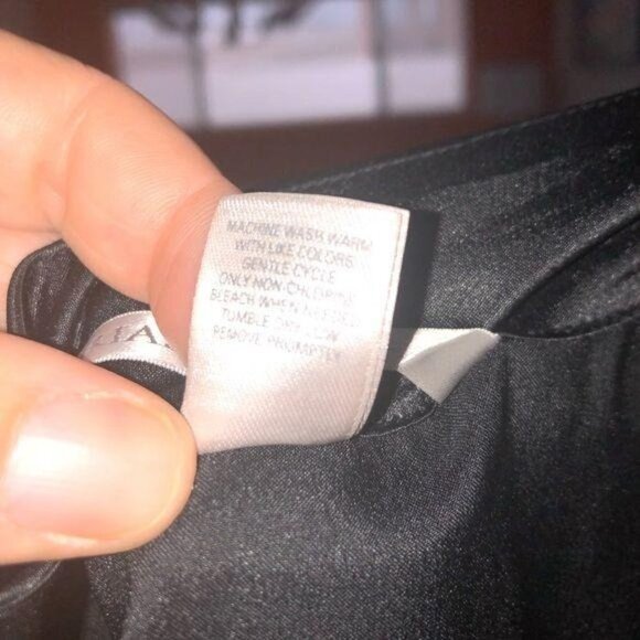 Victoria’s Secret Short Robe Womens Large L Black Three Quarter Sleeves Belt - Picture 7 of 10